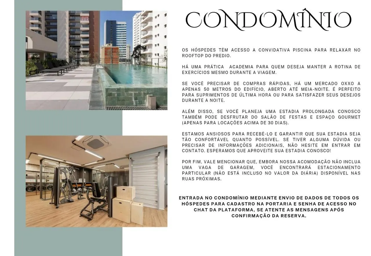 Easy Star - Studio Charmoso Com Piscina No Brooklin!- Yt03H Sao Paulo 0*,  Brazil